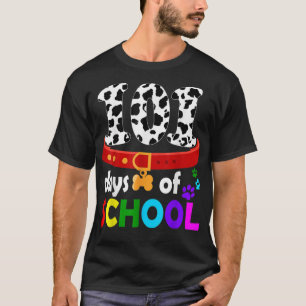 Dalmation Dog 101 Days Of School Tshirt Teachers K