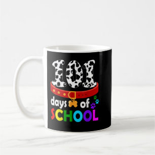 Dalmation Dog 101 Days Of School Tshirt Teachers K Coffee Mug