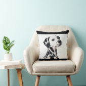Dalmation Dog Throw Pillow (Chair)