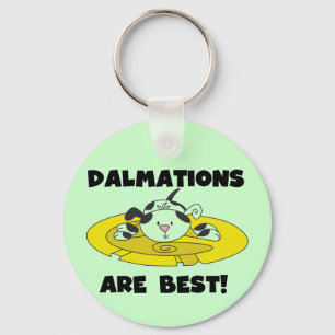 Dalmations Are Best T-shirts and Gifts Keychain