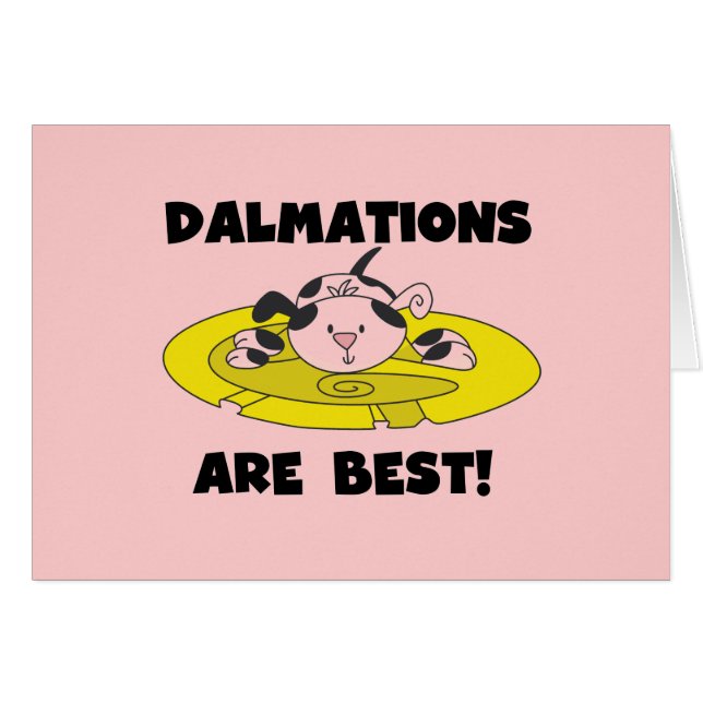 Dalmations sont le meilleurs T-shirts et cadeaux (Devant horizontal)