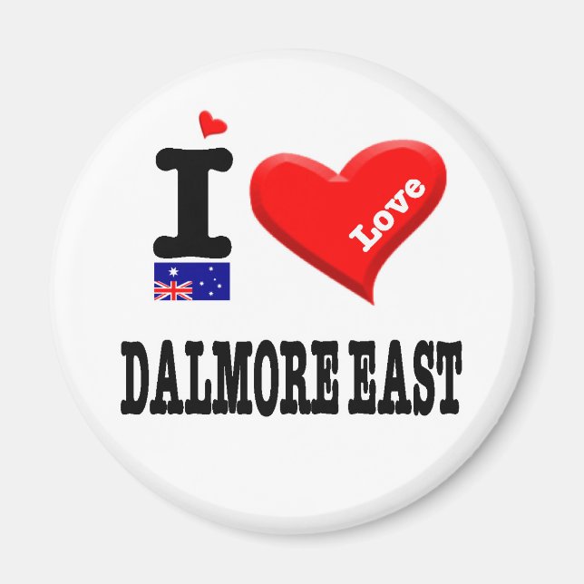 DALMORE EAST - I Love Magnet (Front)