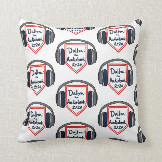 Dalton Audiobook Throw Pillow