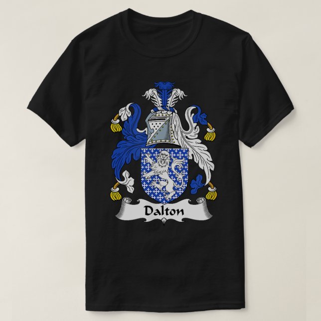 Dalton Coat of Arms  Family Crest  T-Shirt (Design Front)