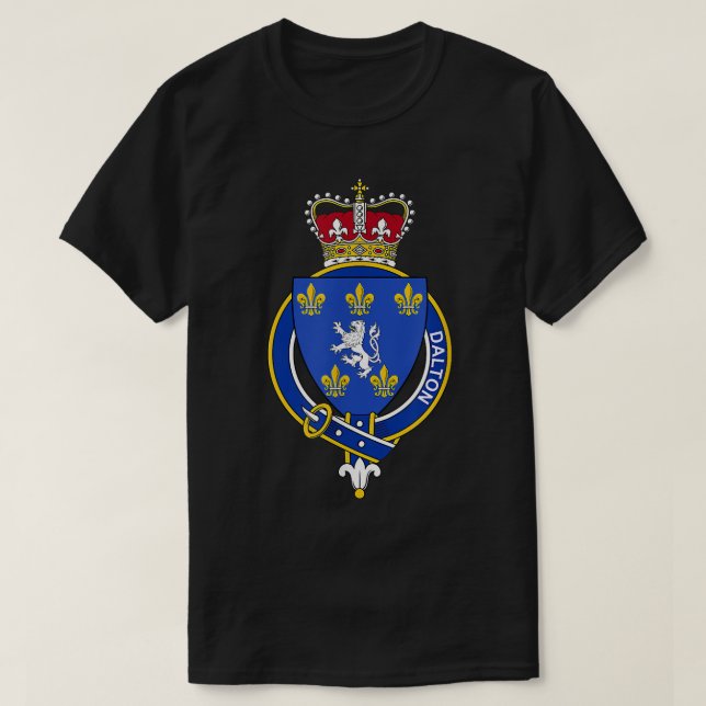 Dalton Coat of Arms  Family Crest  T-Shirt (Design Front)