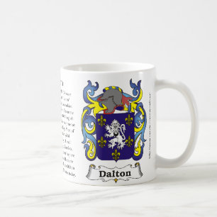 Dalton, l'origine et signification sur une tasse