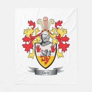 Daly Coat of Arms Fleece Blanket