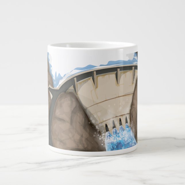 Dam Large Coffee Mug (Front)