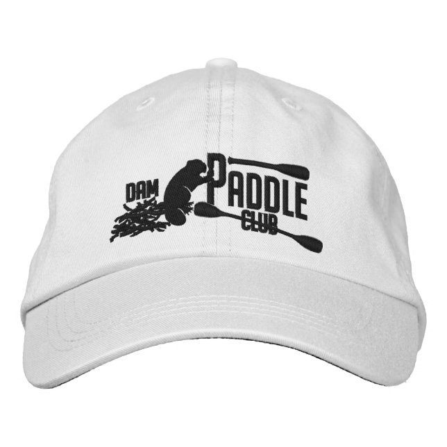Dam Paddle Club Ballcap Embroidered Hat (Front)
