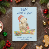 Dam What a Year Beaver 2020 Christmas