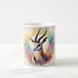 Dama Gazelle 010824AREF101 - Watercolor Coffee Mug