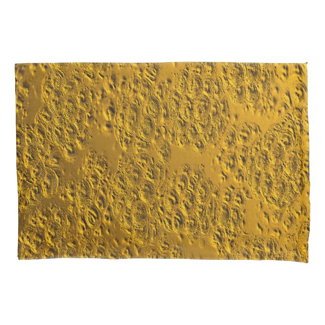 Damaged gold metal pillowcase (Front)