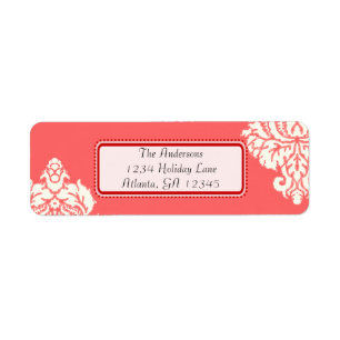 Damas d'ivoire sur rose avec rouge