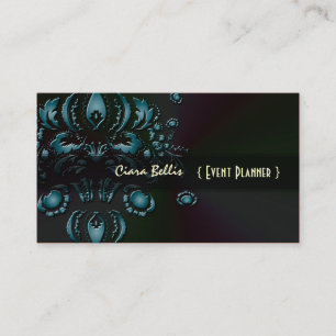 damas élégant, carte de visite