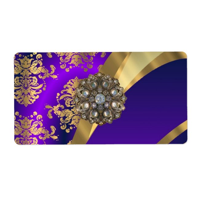 Damas pourpre et or (Devant)