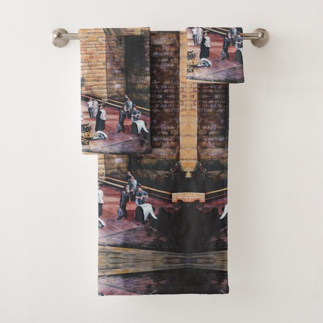 Damascus Golden Gate, Old Jerusalem Bath Towel Set (Insitu)