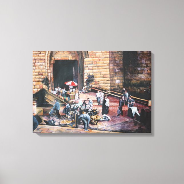 Damascus Golden Gate, Old Jerusalem Canvas Print (Front)