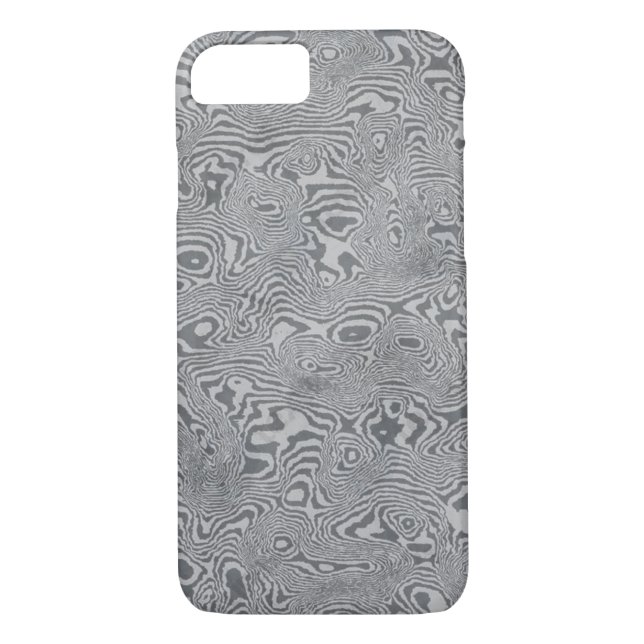 Damascus steel awesome forged blade swords metal i Case-Mate iPhone case (Back)