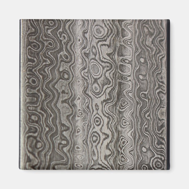 Damascus Steel Magnet (Front)
