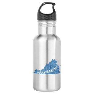 Damascus, Virginia Wood Grain 532 Ml Water Bottle