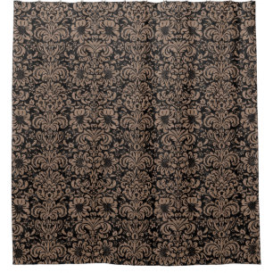 DAMASK2 BLACK MARBLE & BROWN COLORED PENCIL