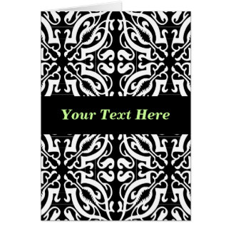 Damask 1 (noir et blanc)