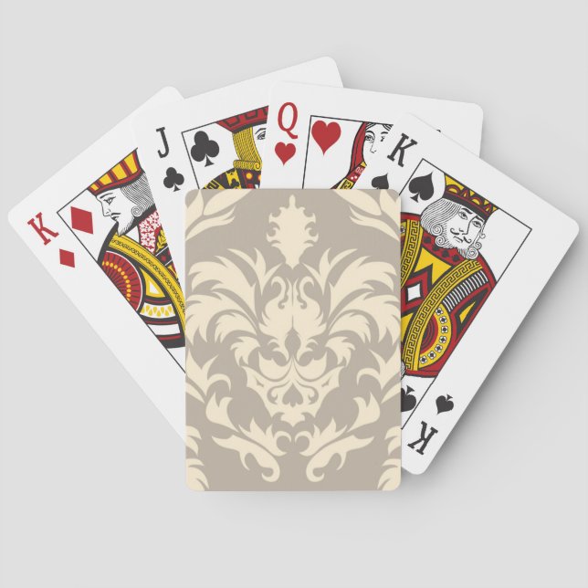Damask 2 playing cards (Back)
