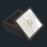 Damask 30th Wedding Anniversary Gift Box<br><div class="desc">A Digitalbcon Images Design featuring an Pearl colour and Damask design theme with a variety of custom images, shapes, patterns, styles and fonts in this one-of-a-kind "Pearl Wedding Anniversary" Gift Box. This elegant and attractive design comes complete with customizable text lettering to suit your own special occasion. This makes a...</div>