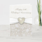 To My Husband On Our Pearl Anniversary 30 Anniversary Card (A30H - View #3
