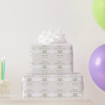Damask 30th Wedding Anniversary Wrapping Paper<br><div class="desc">A Digitalbcon Images Design featuring a satin pearl colour theme with a variety of custom images, shapes, patterns, styles and fonts in this one-of-a-kind "Damask Pearl Wedding Anniversary" Wrapping Paper. This attractive and elegant design comes complete with customizable text lettering. You'll have all your gift ideas all wrapped up with...</div>