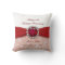 Damask 40th Wedding Anniversary Throw Pillow