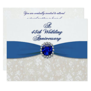 45Th Wedding Anniversary Invitations 4