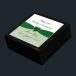 Damask 55th Wedding Anniversary Gift Box<br><div class="desc">A Digitalbcon Images Design featuring an emerald green colour and damask design theme with a variety of custom images, shapes, patterns, styles and fonts in this one-of-a-kind "Bold Damask 55th Wedding Anniversary" Gift Box. This attractive and elegant design comes complete with customizable text lettering to suit your own special occasion,...</div>