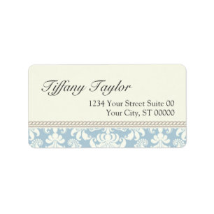 Damask Address Avery Label 1 1/4" x 2 3/8"