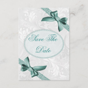 Damask and Bows 85th Birthday Save The Date