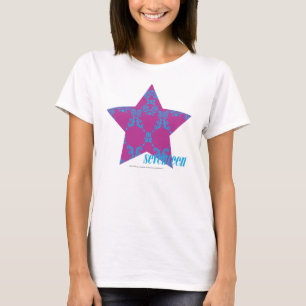 Damask Aqua-Purple 3 T-Shirt