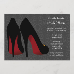 Damask Bachelorette Party Invitation