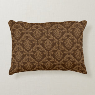Damask background 2 accent pillow