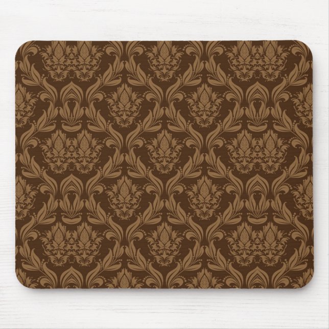 Damask background 2 mouse pad (Front)