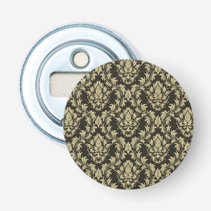Damask background bottle opener