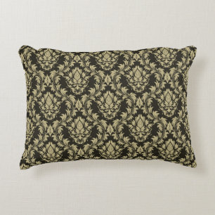 Damask background decorative pillow