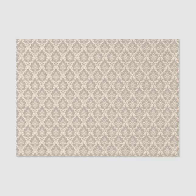 Damask background tissue paper (Front)