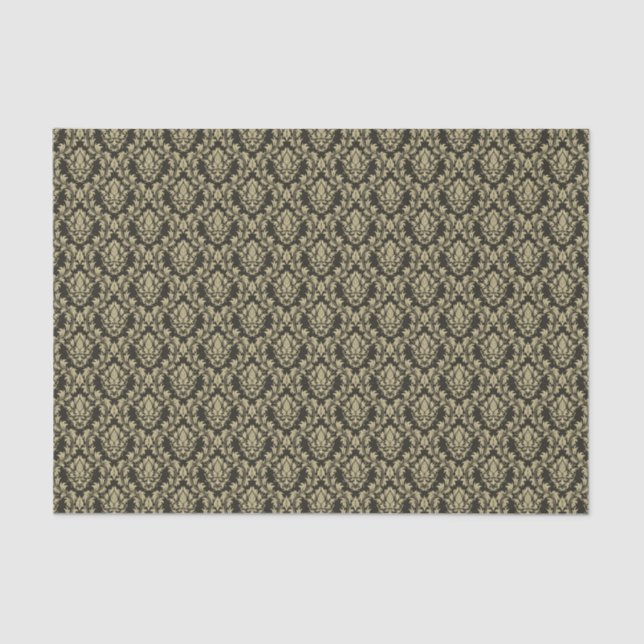 Damask background tissue paper (Front)