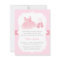 Damask Ballerina Girl Baby Shower Invitations