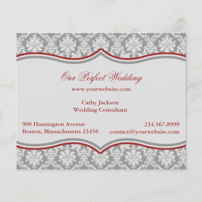 Damask Banner  Flyer (Front)