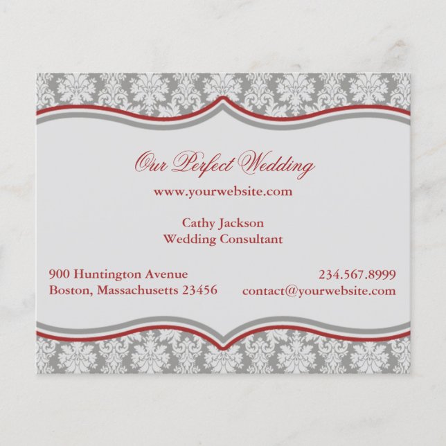 Damask Banner  Flyer (Front)