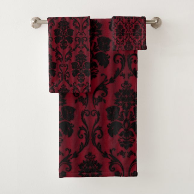 Damask Bath Towel Set (Insitu)