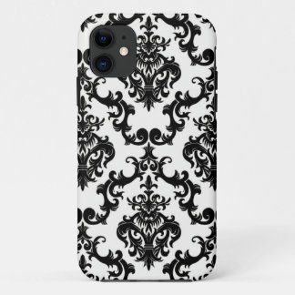 Damask Black and White iPhone 5 Case