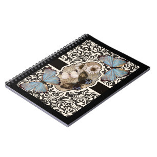 Damask & Blue Notebook