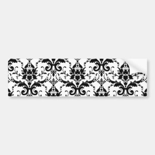 Damask Bumper Sticker